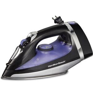Hamilton Beach Steam Iron for Clothes & Garment Steamer
